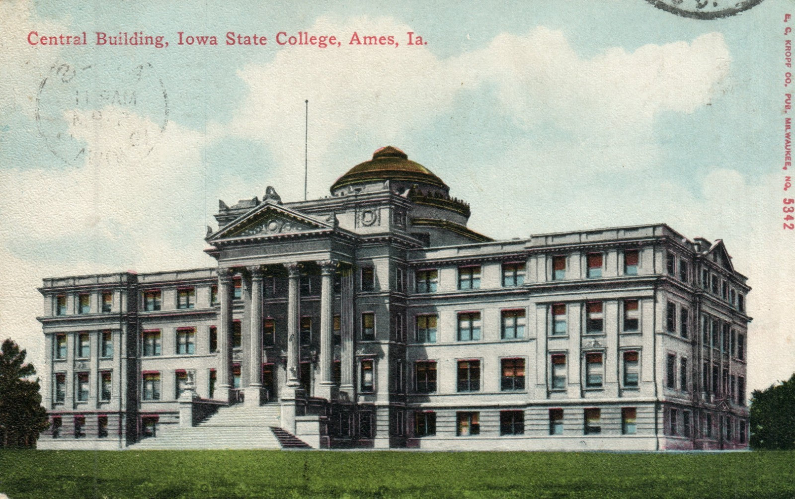 Iowa State College Central Building Ames IA #5342