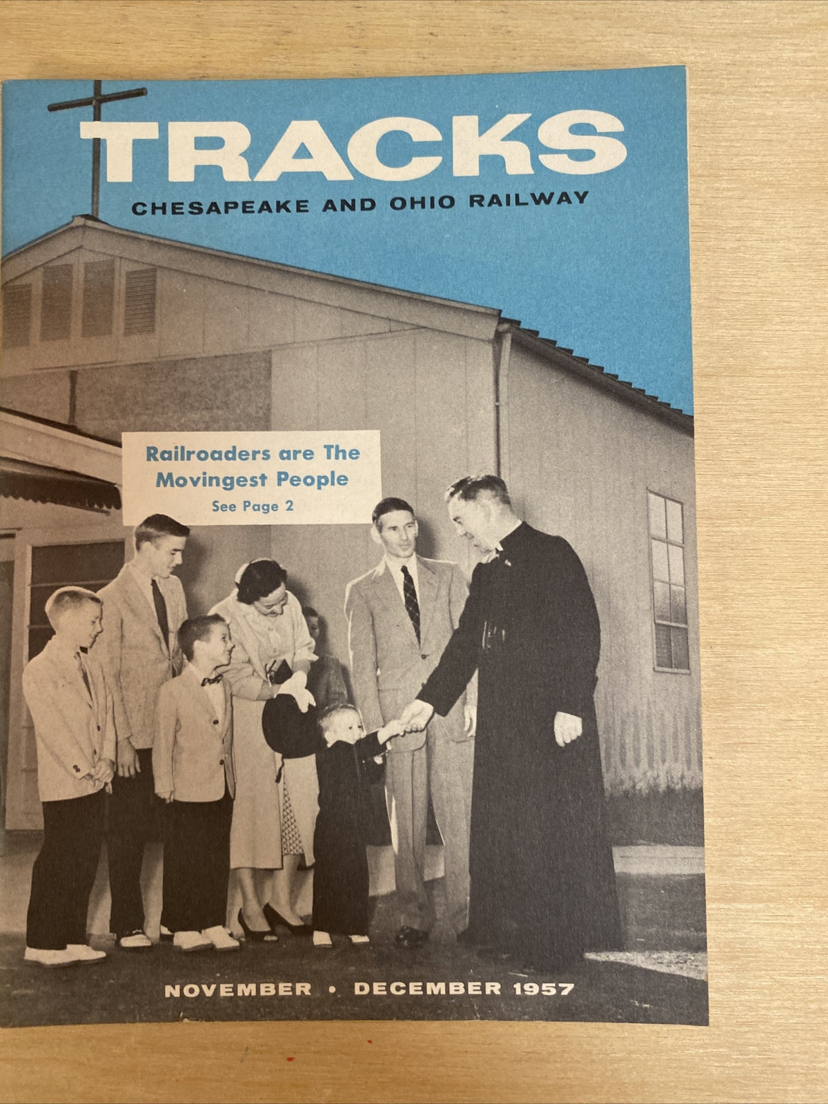 November December 1957 TRACKS MAGAZINE CHESAPEAKE & OHIO RAILROAD RR TRAINS  