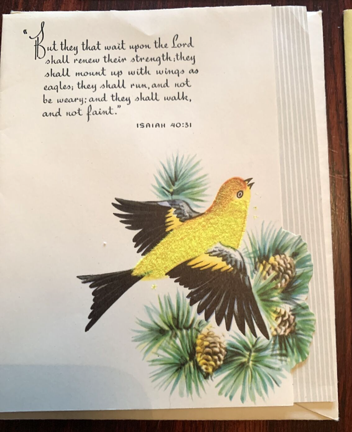 Lot of 17 Vintage Religious Greeting Cards with Embellishments