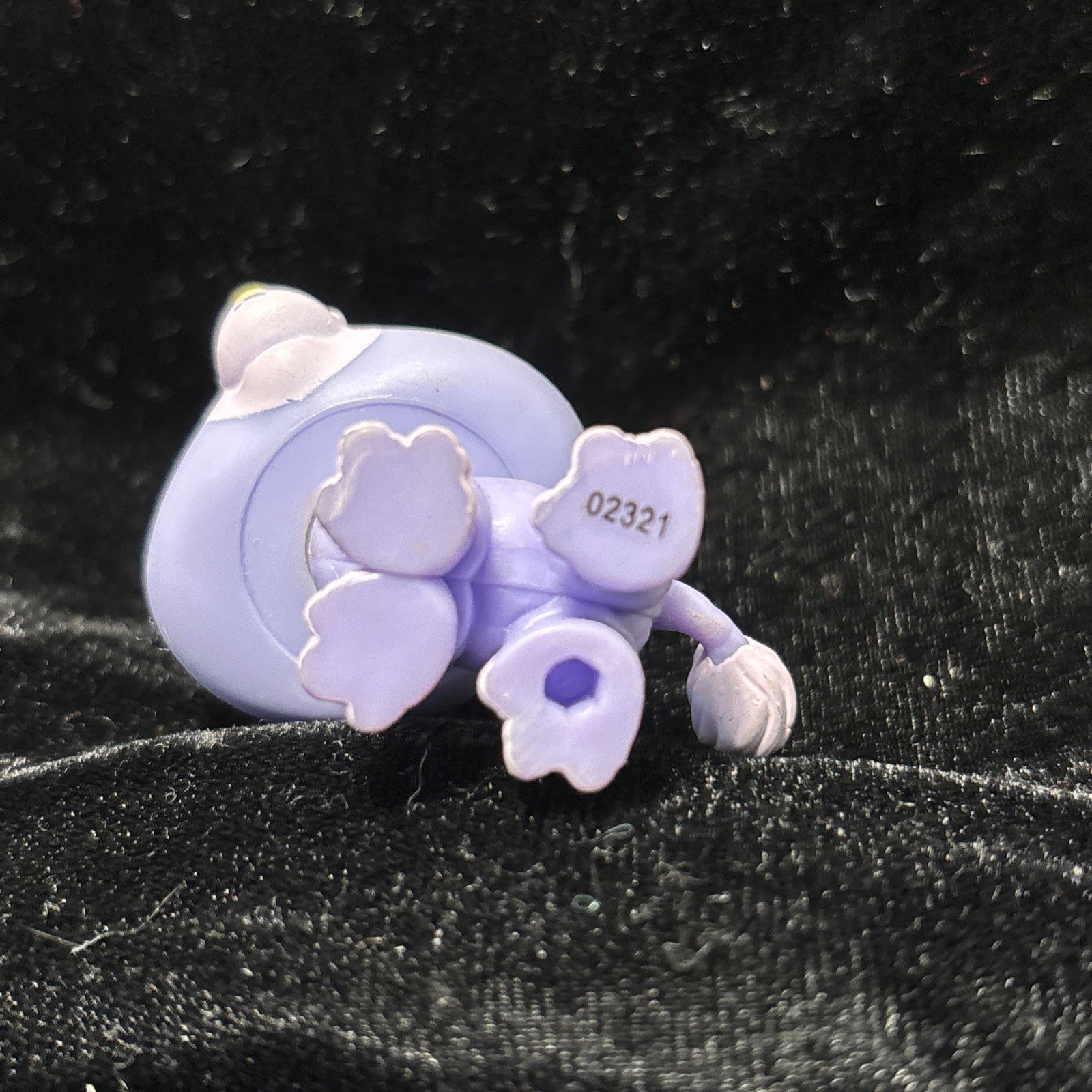 Littlest Pet Shop LPS Purple Rhino blue eyes #1908