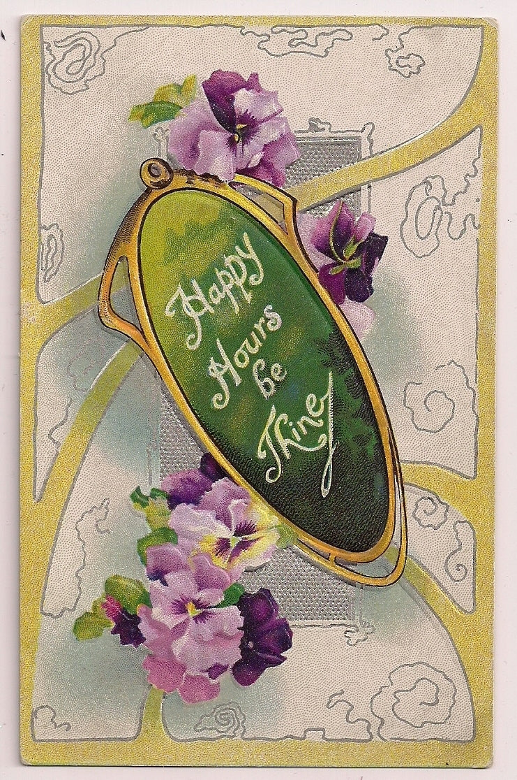 Nash Friendship Flowers Floral Greeting Postcard Pansies