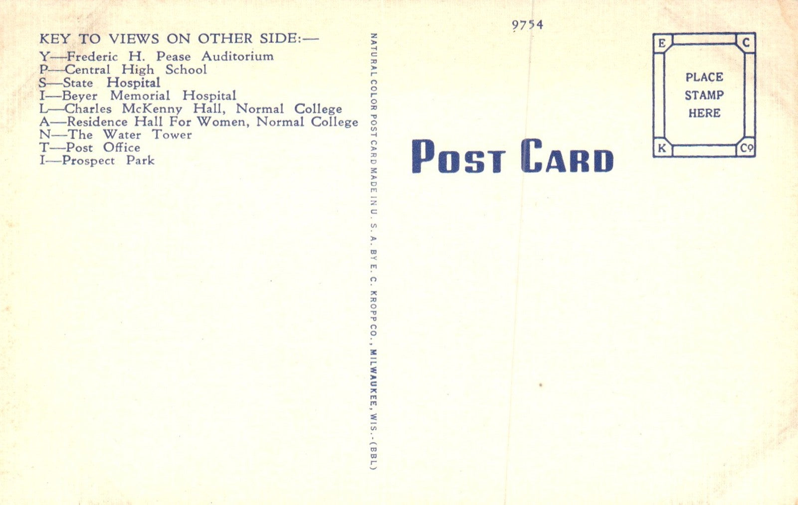 Large Letter Greetings From Ypsilanti Michigan MI Postcard