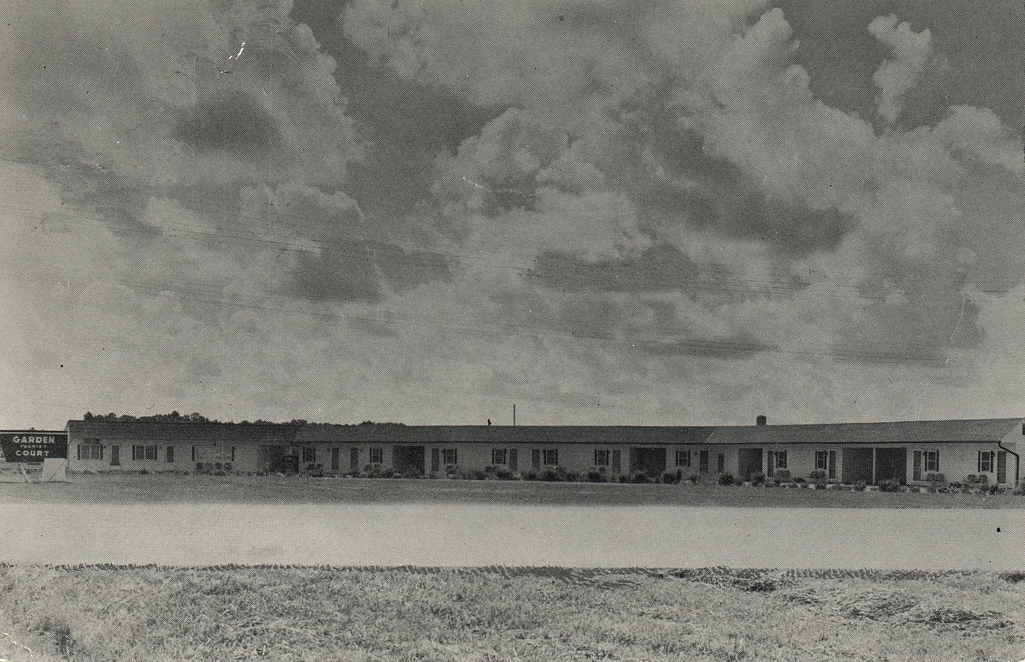 Real Photo Garden Tourist Court Dover Deleware DE Postcard