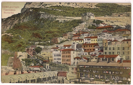 Casemates Barracks Gibraltar Postcard
