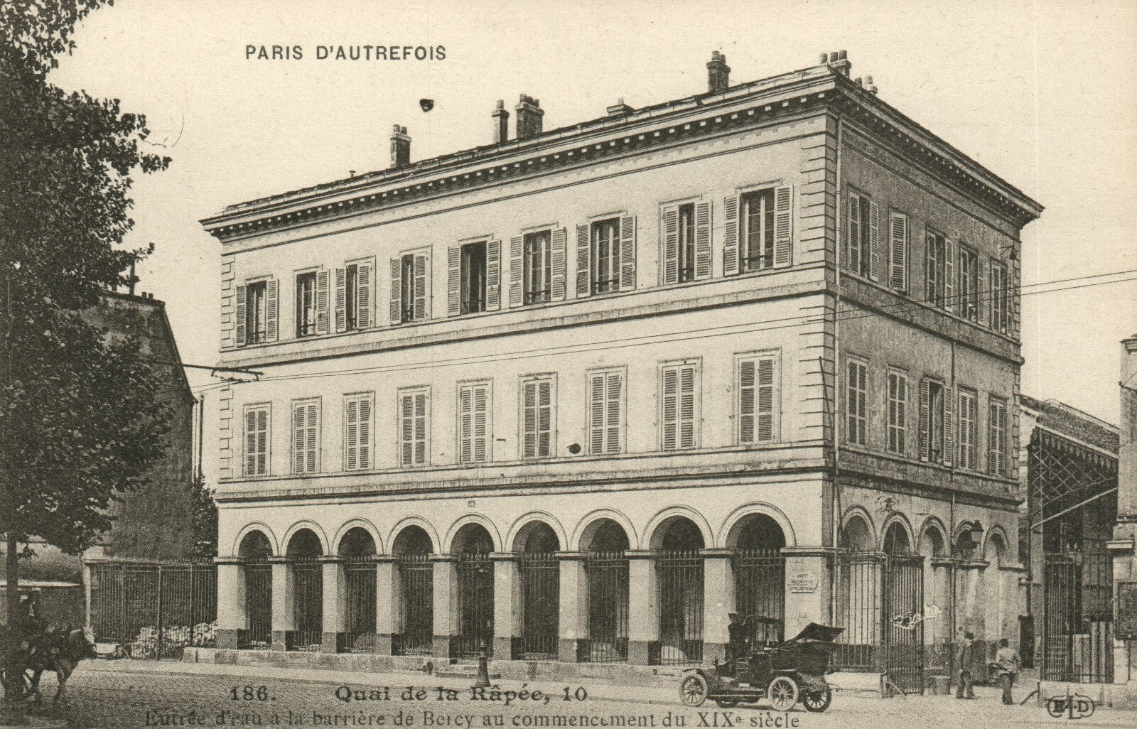 186. Quai de la Rapee, 10 French France Postcard