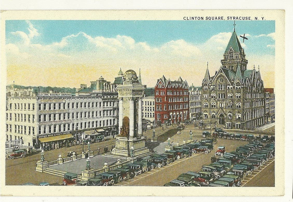 Clinton Square Syracuse New York NY Postcard