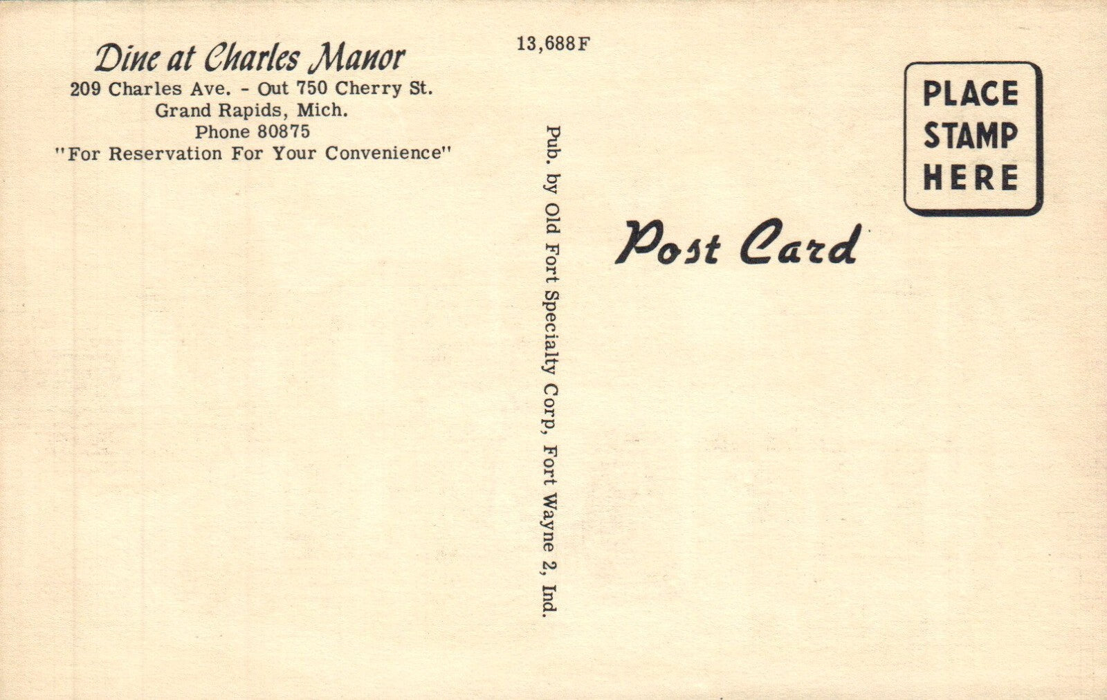 Dine at Charles Manor Food at its Best Grand Rapids MI Michigan