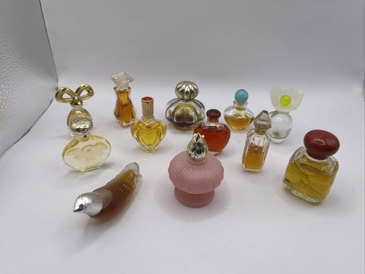 Vintage Perfumes Lot Of 12 Some Full