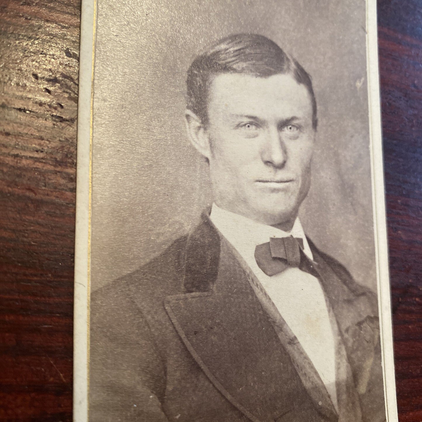 Real Photo Victorian Gentleman  CDV M H Porter Kalamazoo Michigan MI 