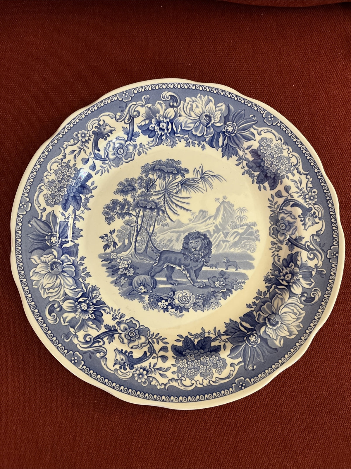 SPODE BLUE ROOM COLLECTION SERIES "Aesops Fables" Comes With Plate Hanger