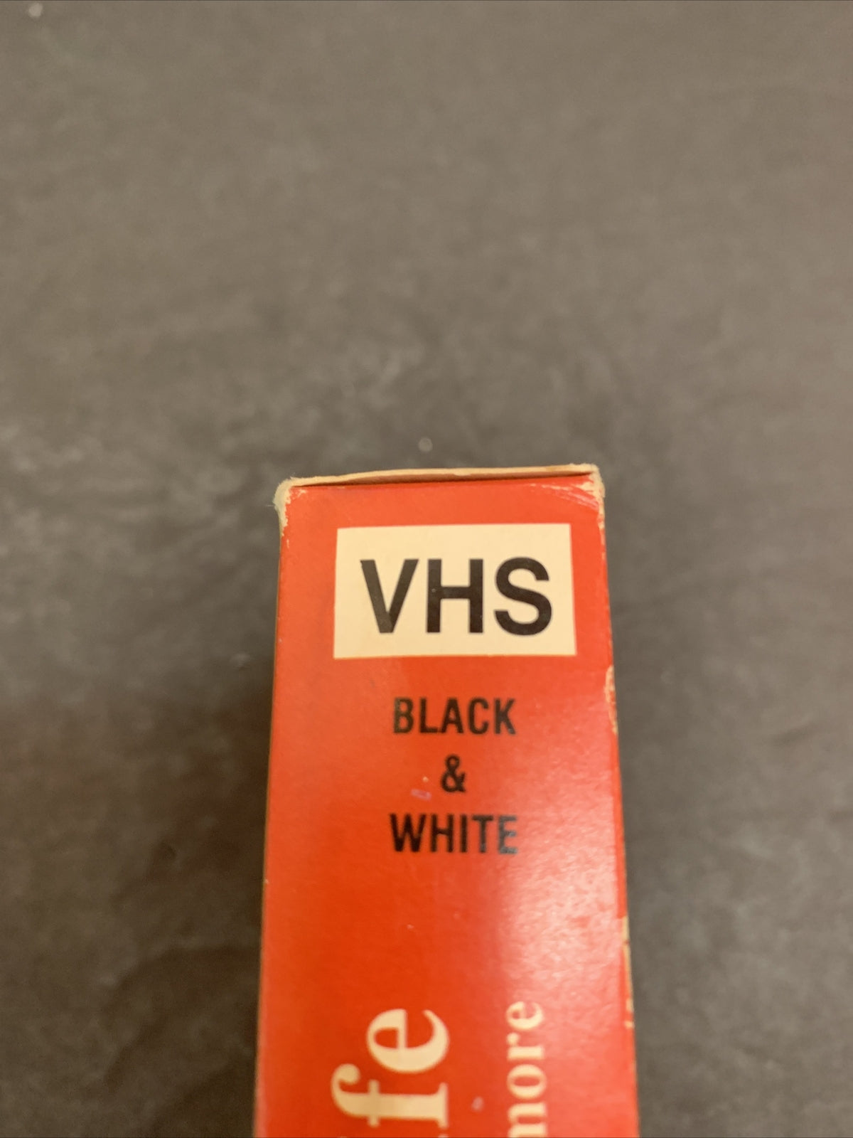 Vintage Frank Capra's "It's a Wonderful Life" Black and White VHS Tape