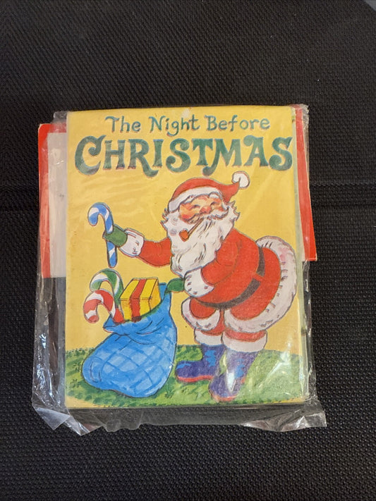 Vintage SSCO Mini Story Book The night Before Christmas 24 pages Taiwan