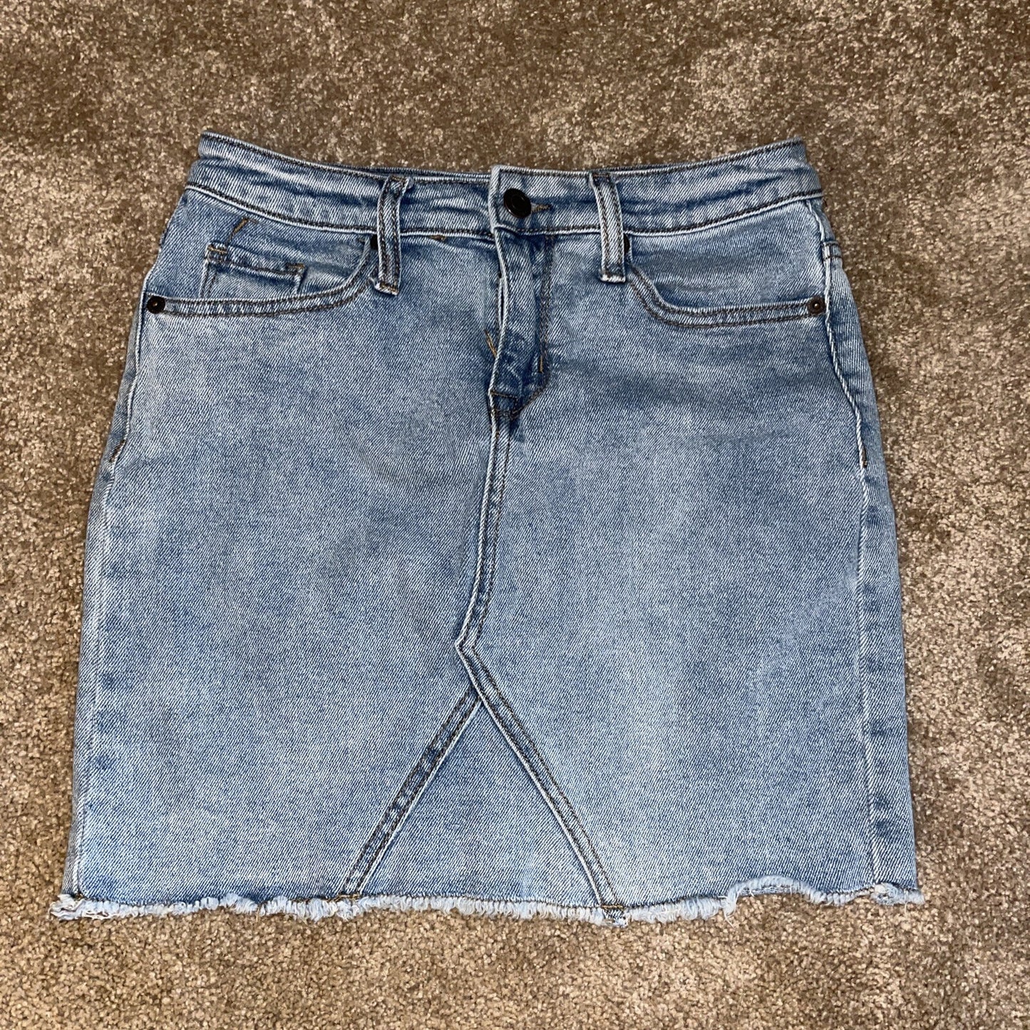 Lot of Denim Jean Skirts Old Navy Mossimo Wild Fable Size 0/ 25 Cute! Jean Skirt