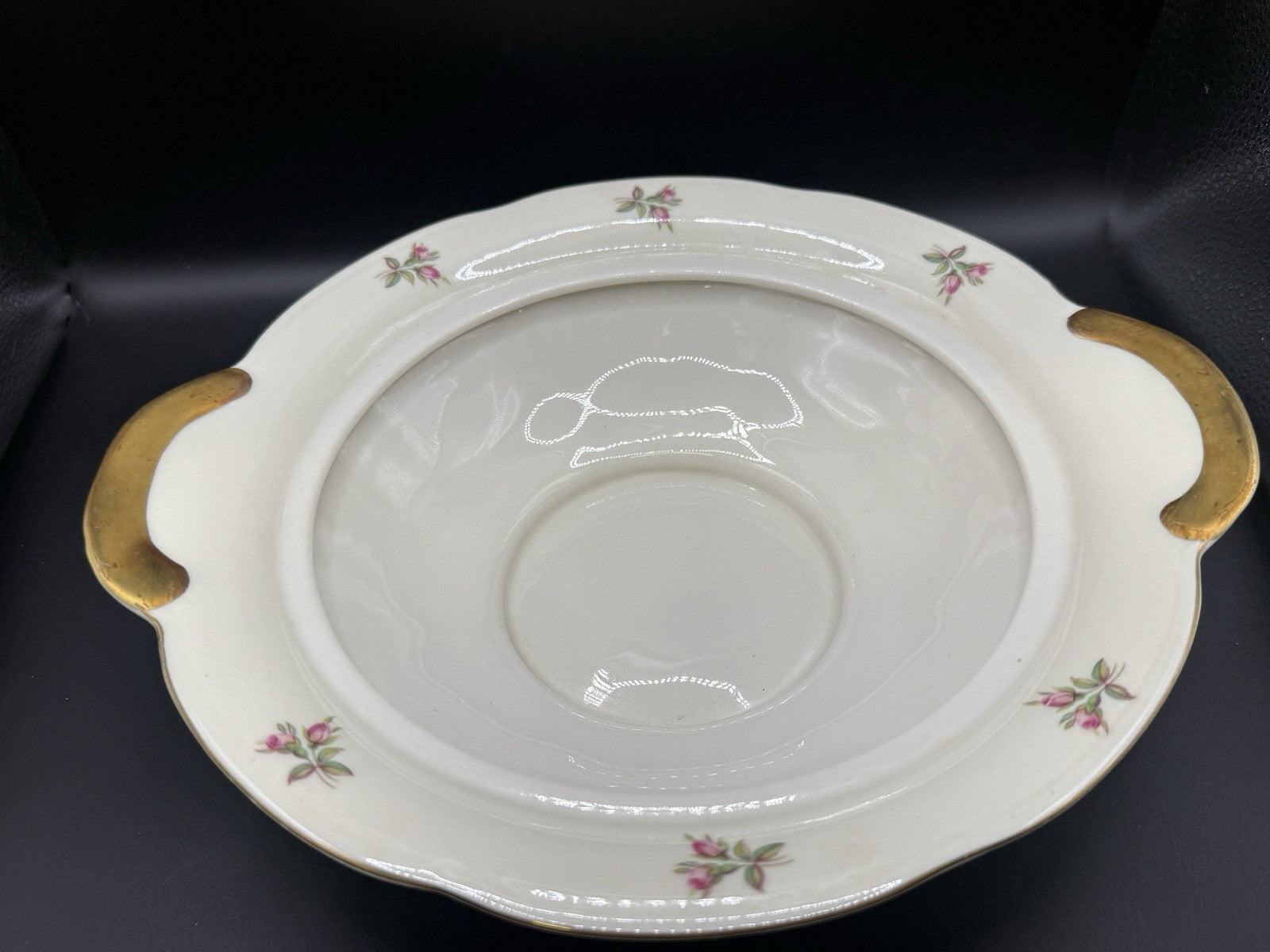 Theodore Haviland Delaware  Pink Roses New York Casserole Dish with Lid