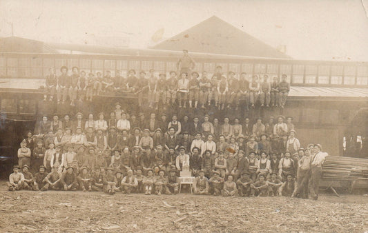 Real Photo Paine Lumber Company Workers OshKosh Osh Kosh WI Wisconsin