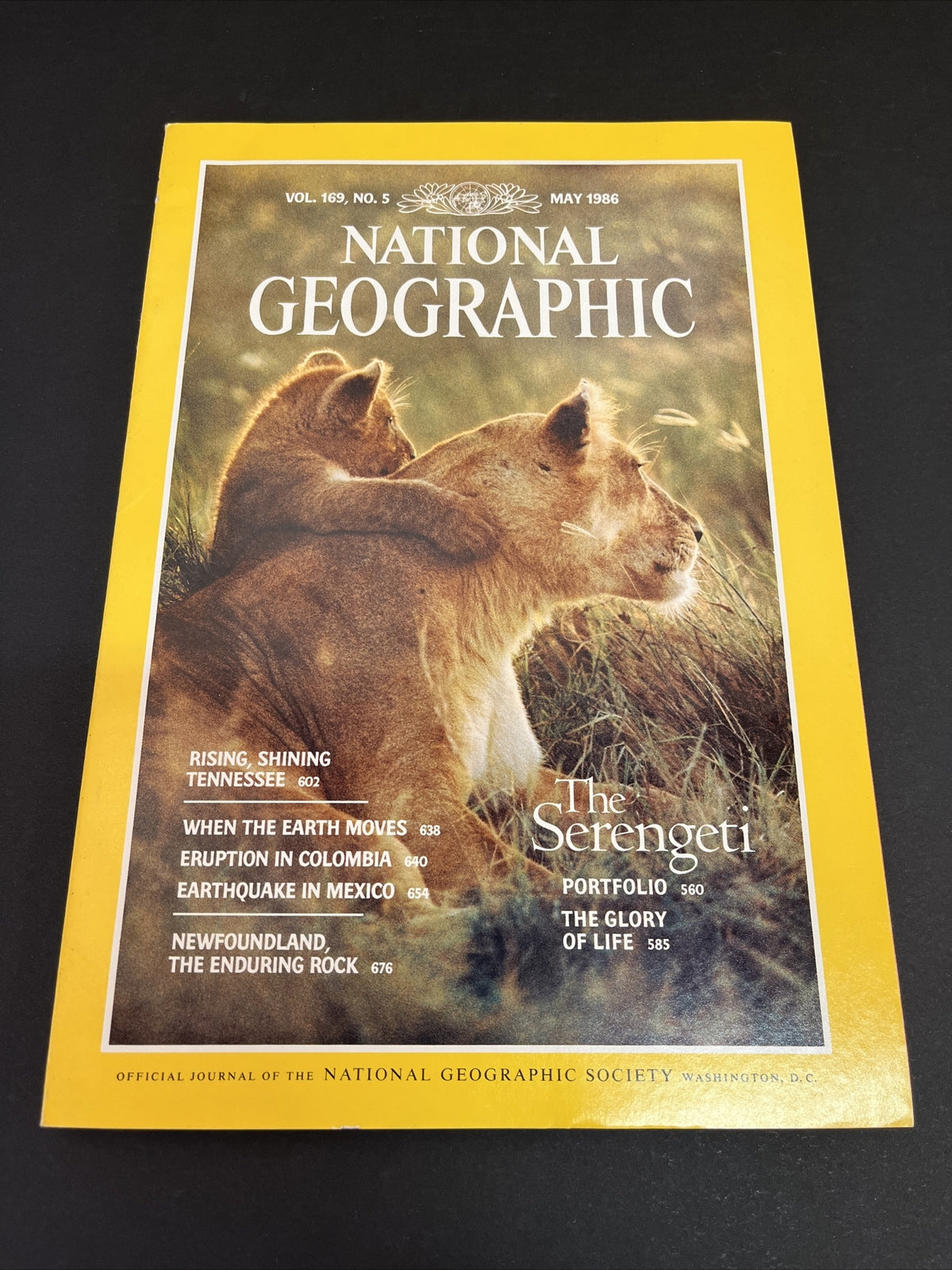 May 1986 National Geographic The Serengeti