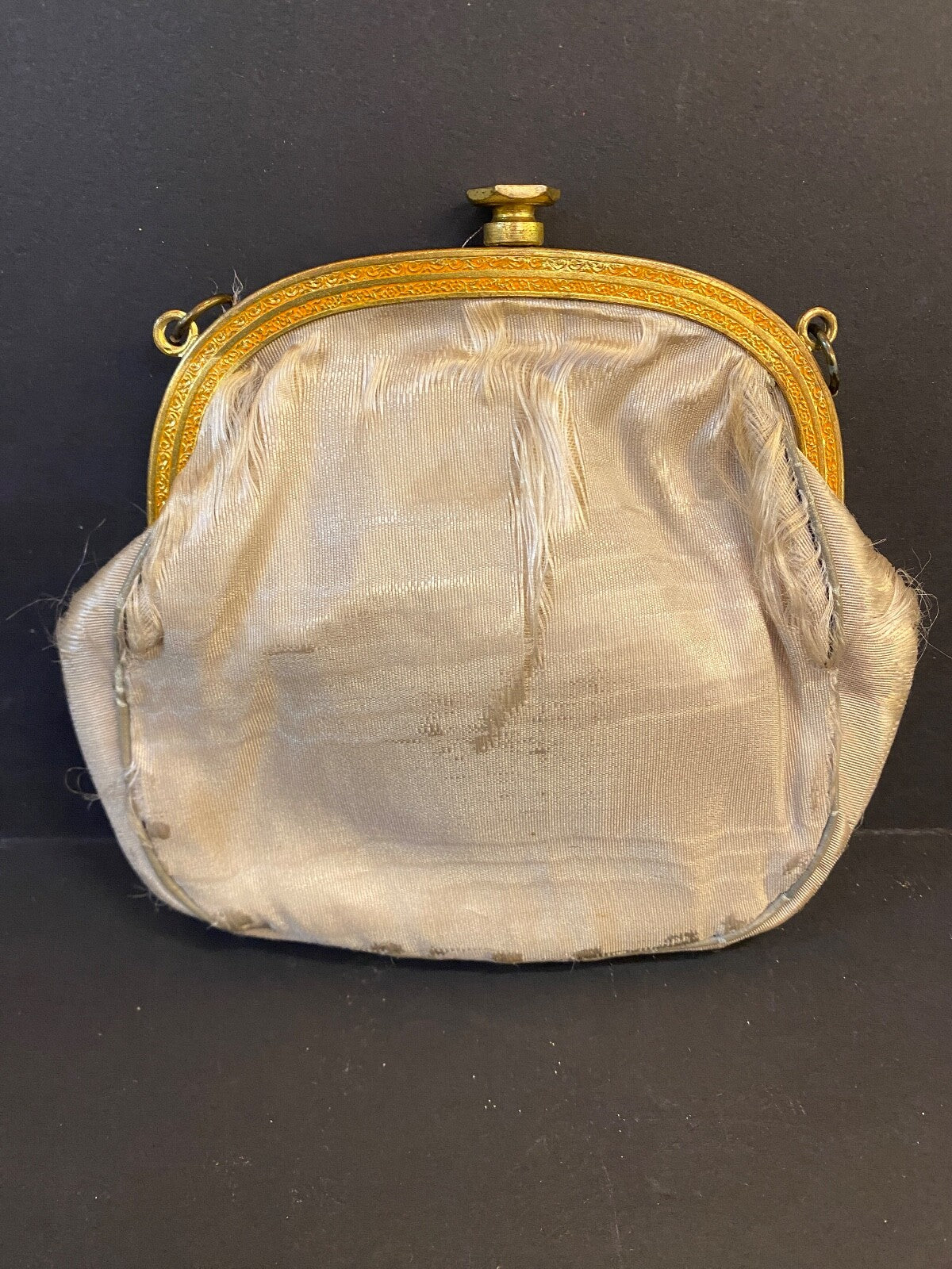 Vintage 20s Silk Art Deco Clutch Handbag 1920s 1930s Vintage clutch
