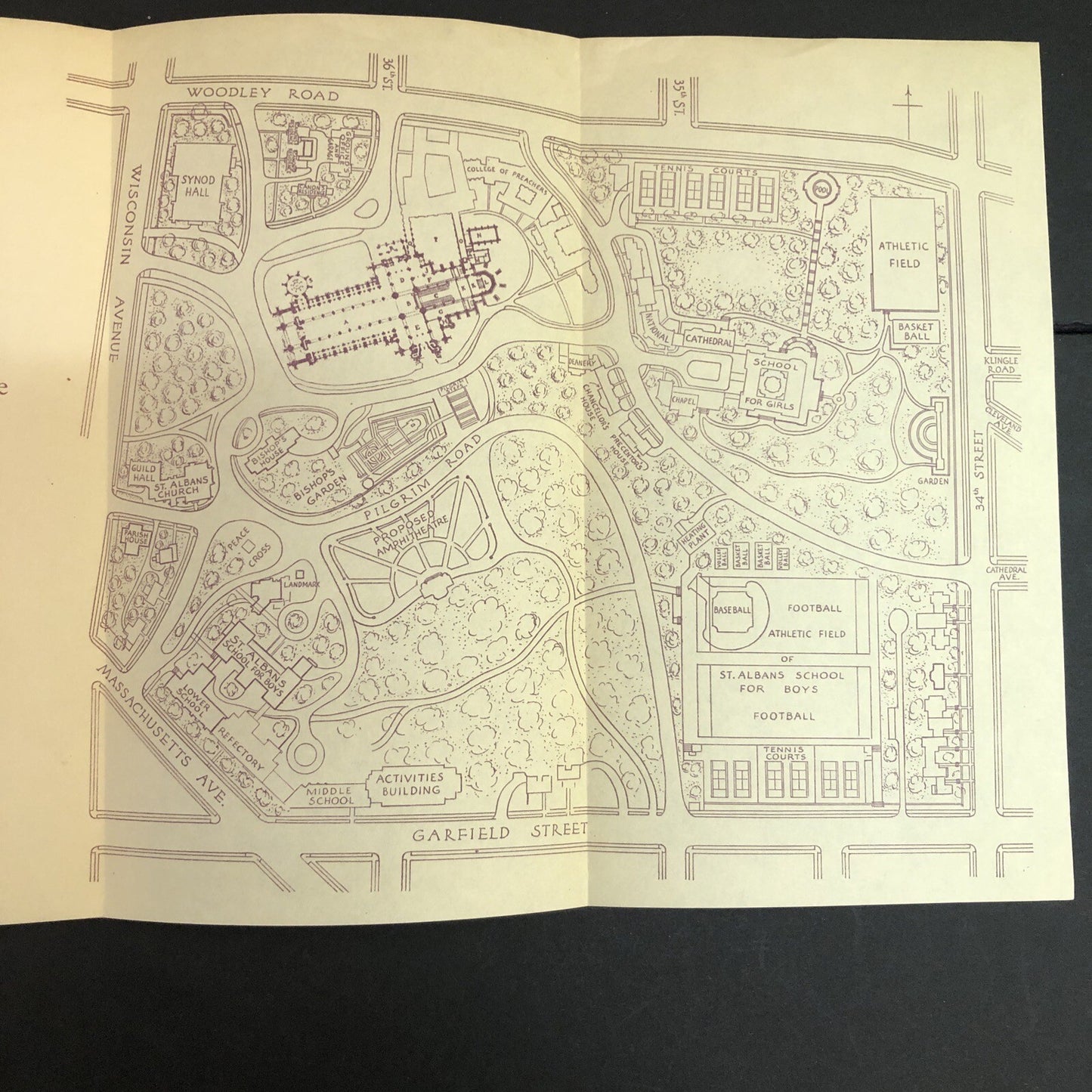 1947 Guide to Washington Cathedral Booklet Brochure St. Peter St. Paul