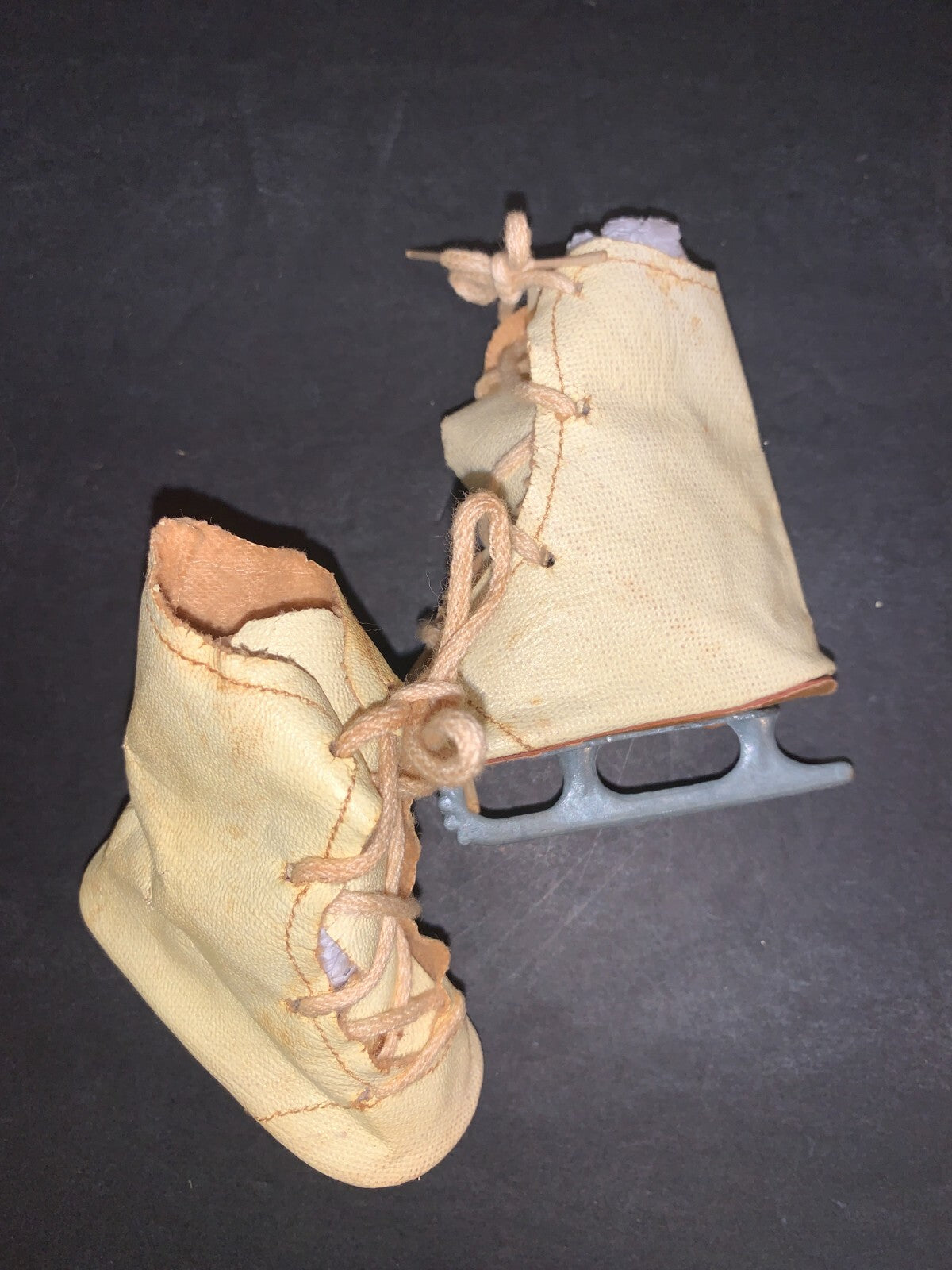 Vintage Dolly's High Laced Shoes with Rust Proof Ice Skates