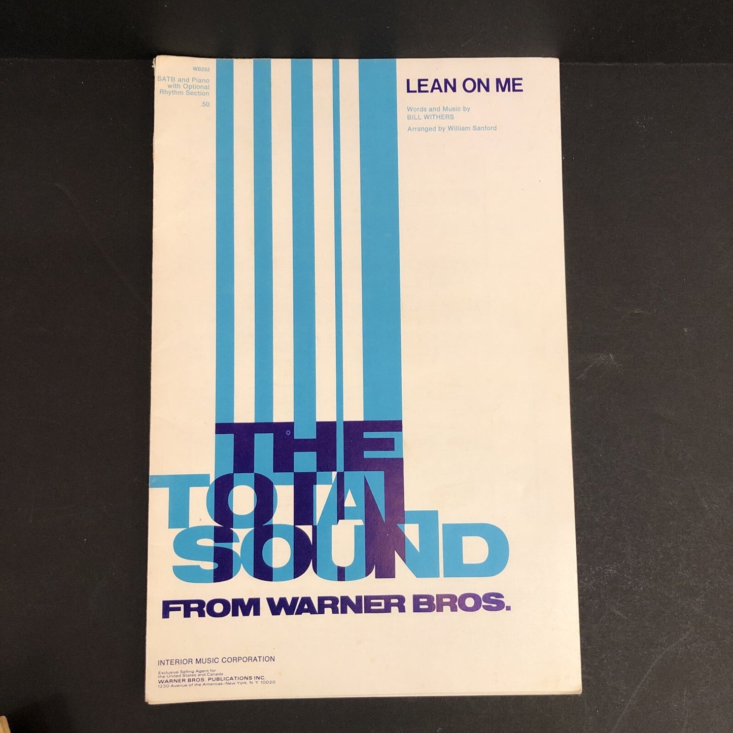 Lot of 5 Sheet Music Books Asstd - Bach Chorales Choral Program Ensemble Singing