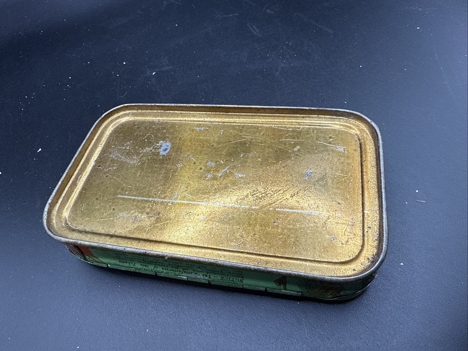 Vintage 1920s Lucky Strike Cigarette Tin Box R A Patterson Tobacco Co