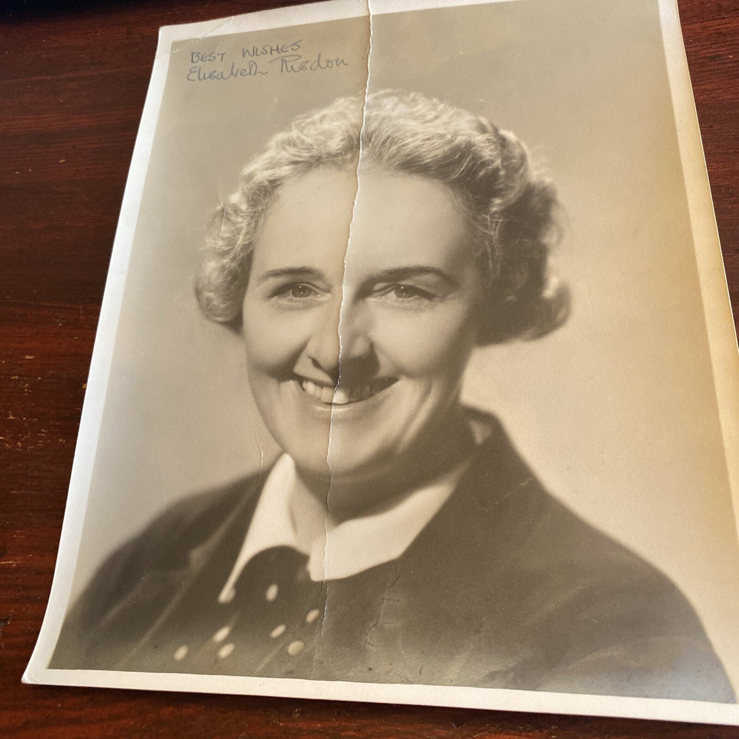 Hollywood Moviestar Elizabeth Risdon AUTOGRAPHED INK Real PHOTO 8 x 10