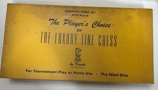 1950's Player's Choice Chess Sets Drueke No 20 Grand Rapids MI Michigan