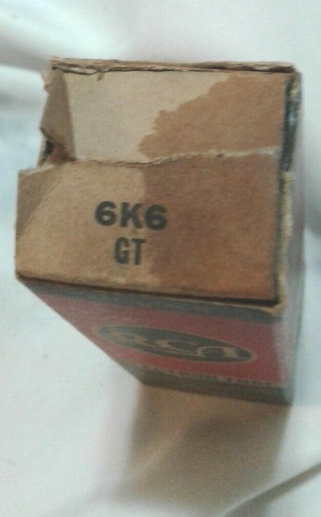 Vintage Lot of 6 RCA Electron Tube Bulbs 6H6 6k6 for Radio Television Receivers