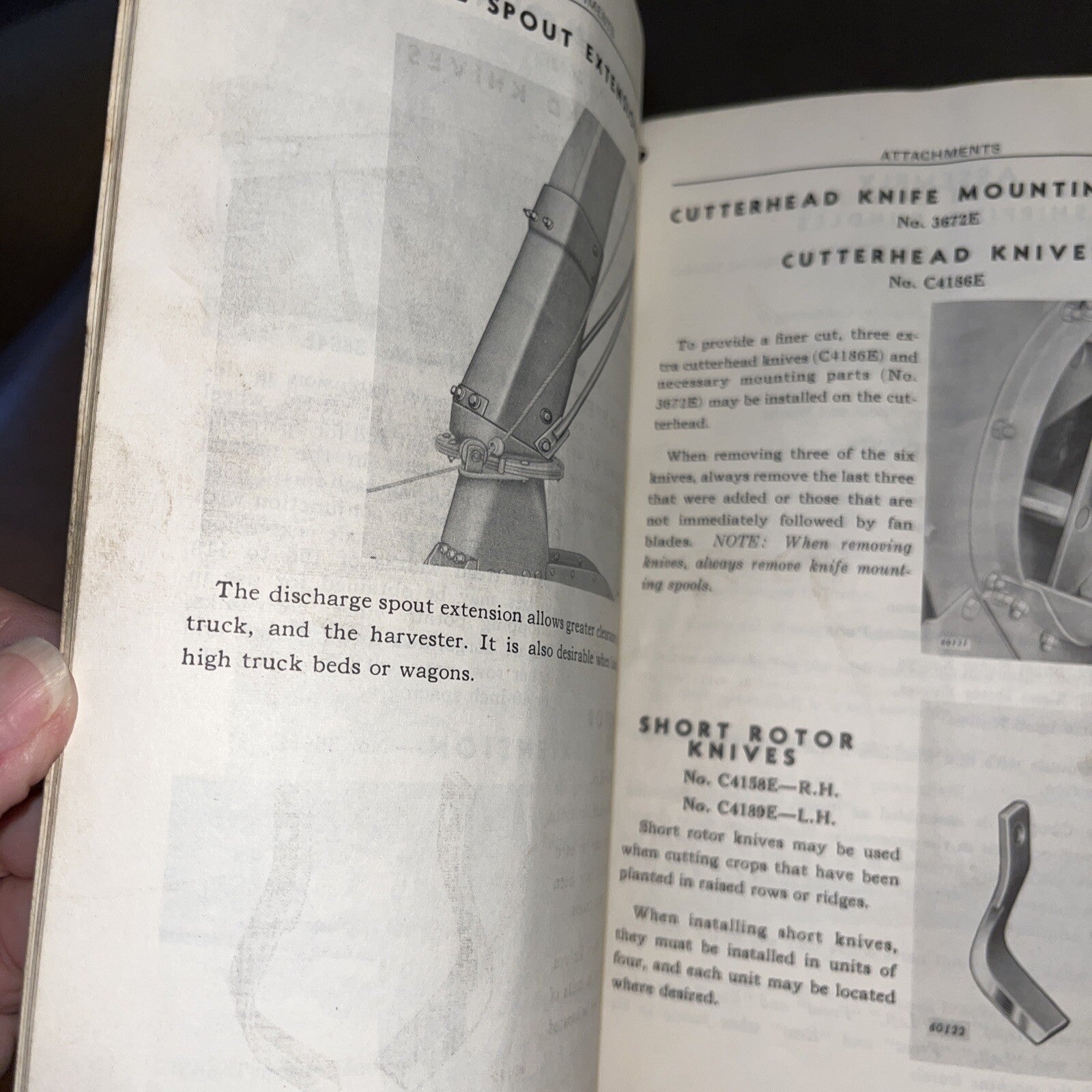 Vtg John Deere 15 Rotary Chopper, OM-E30-857 Operator's Manual