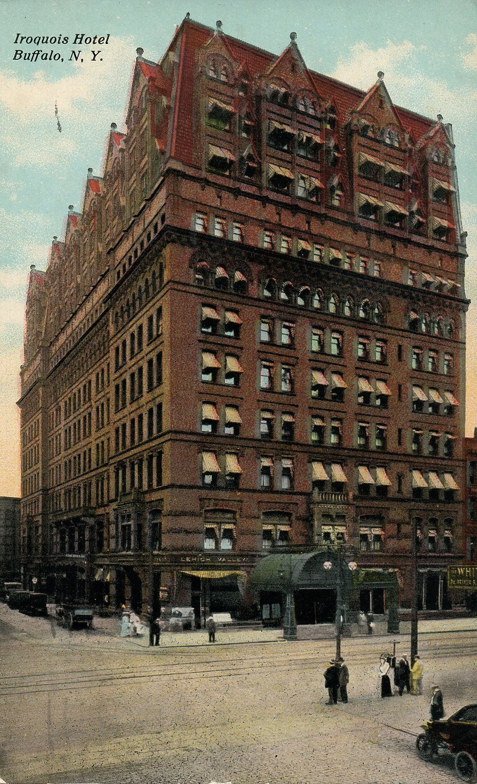 Iroquois Hotel Buffalo NY New York  Postcard