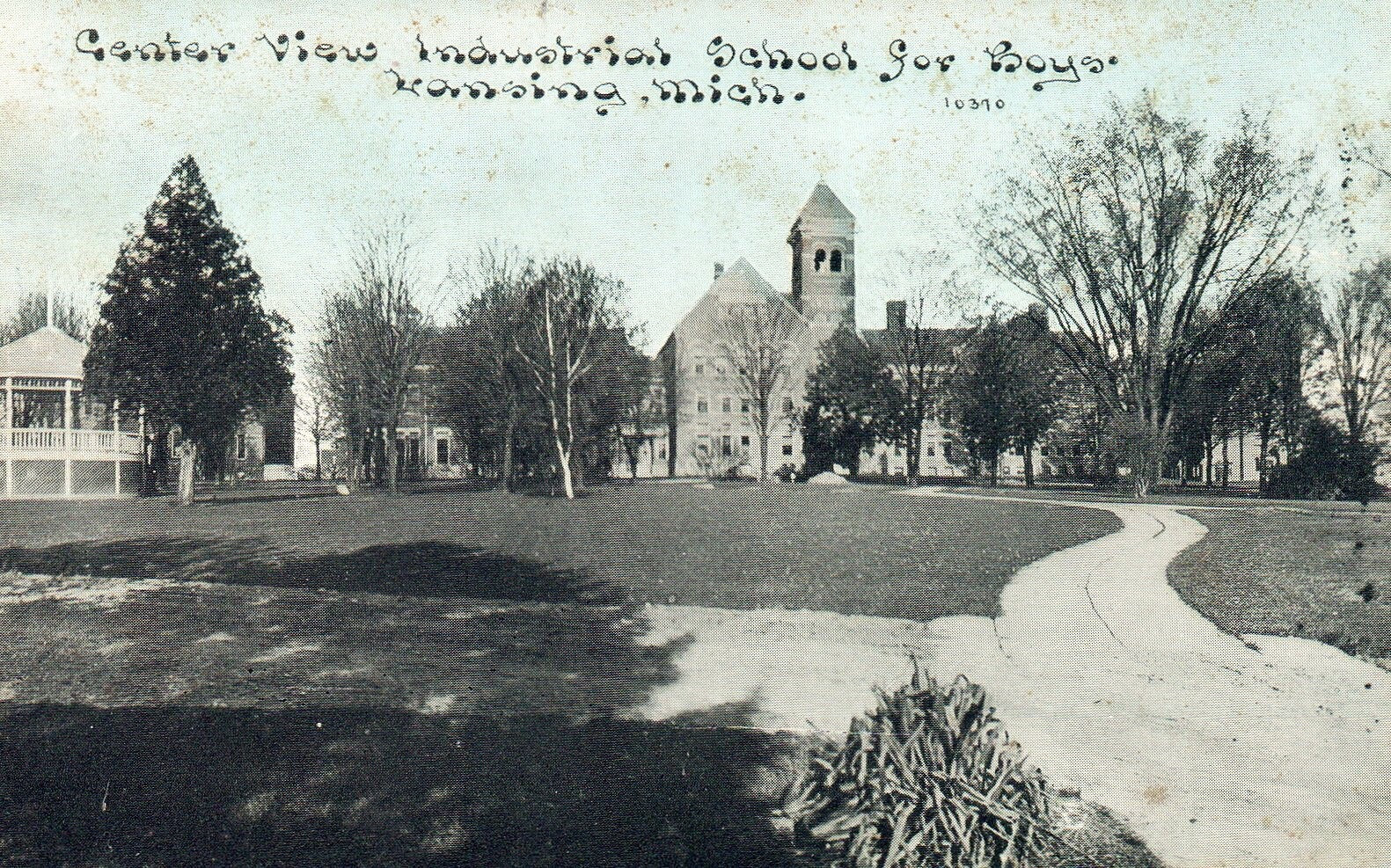 Center View Industrial School for Boys Lansing MI Michigan Mich  Postcard 10370