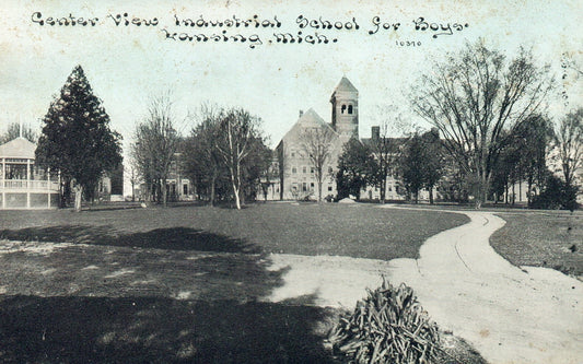 Center View Industrial School for Boys Lansing MI Michigan Mich  Postcard 10370
