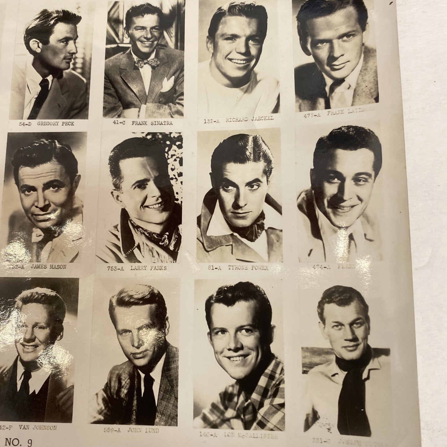 Movie Stars   40s & 50s 8 x 10 Selectograph # 9 Stewart Croxton studios B&W