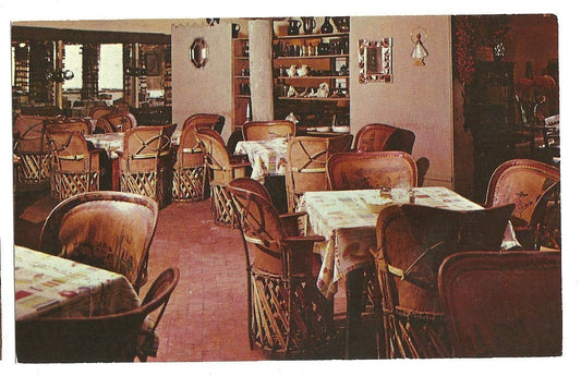 Hacienda Dining Room Old Town Plaza Albuquerque NM New Mexico  Interior Postcard