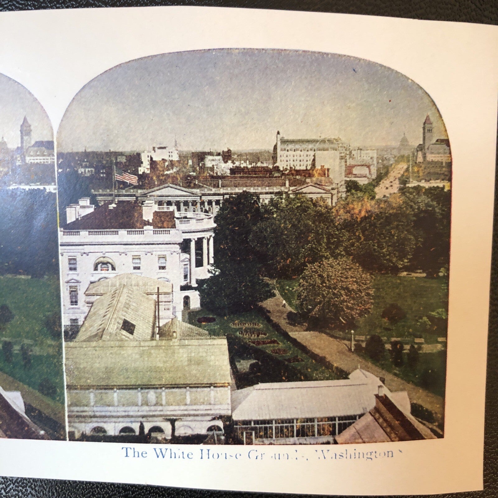 RARE Stereoview Paper Cards White House United States Capitol Blue Room Lot of 3