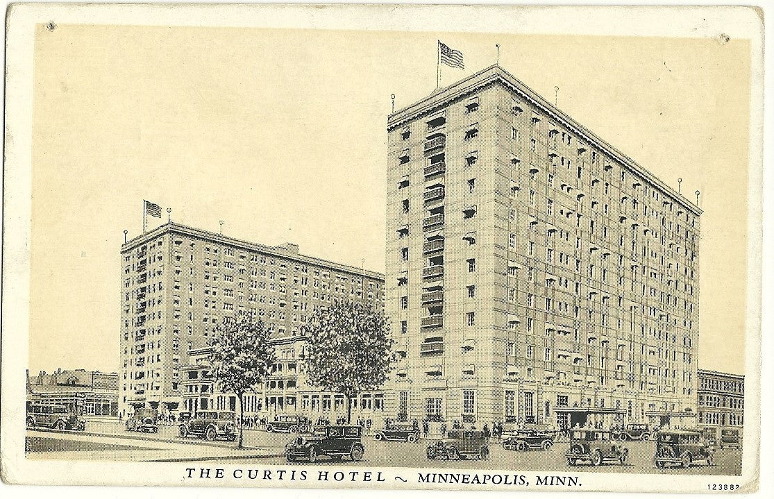 Curtis Hotel Minneapolis Minn MN 10th Street Largest in Northwest Post Card