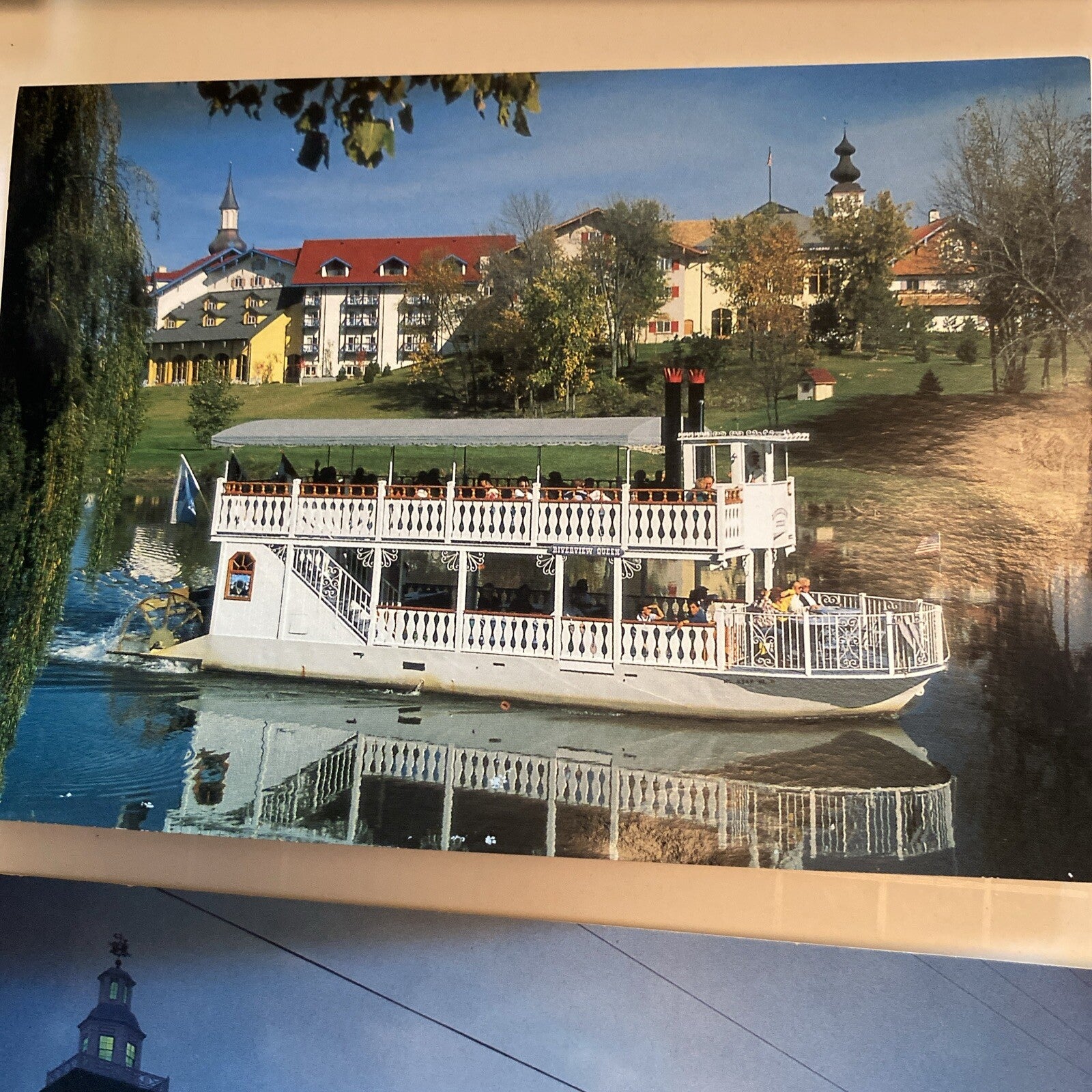 11 Frankenmuth Bronner's Bavarian Inn Christmas Float Mich Michigan MI Postcard