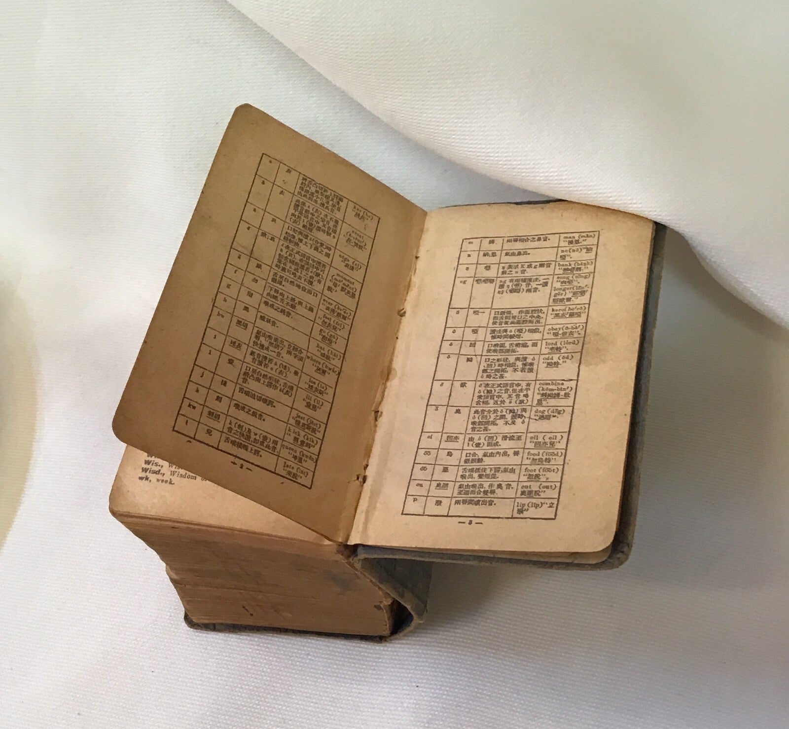 Vintage Century English Chinese Dictionary Unabridged Pocket Size Book