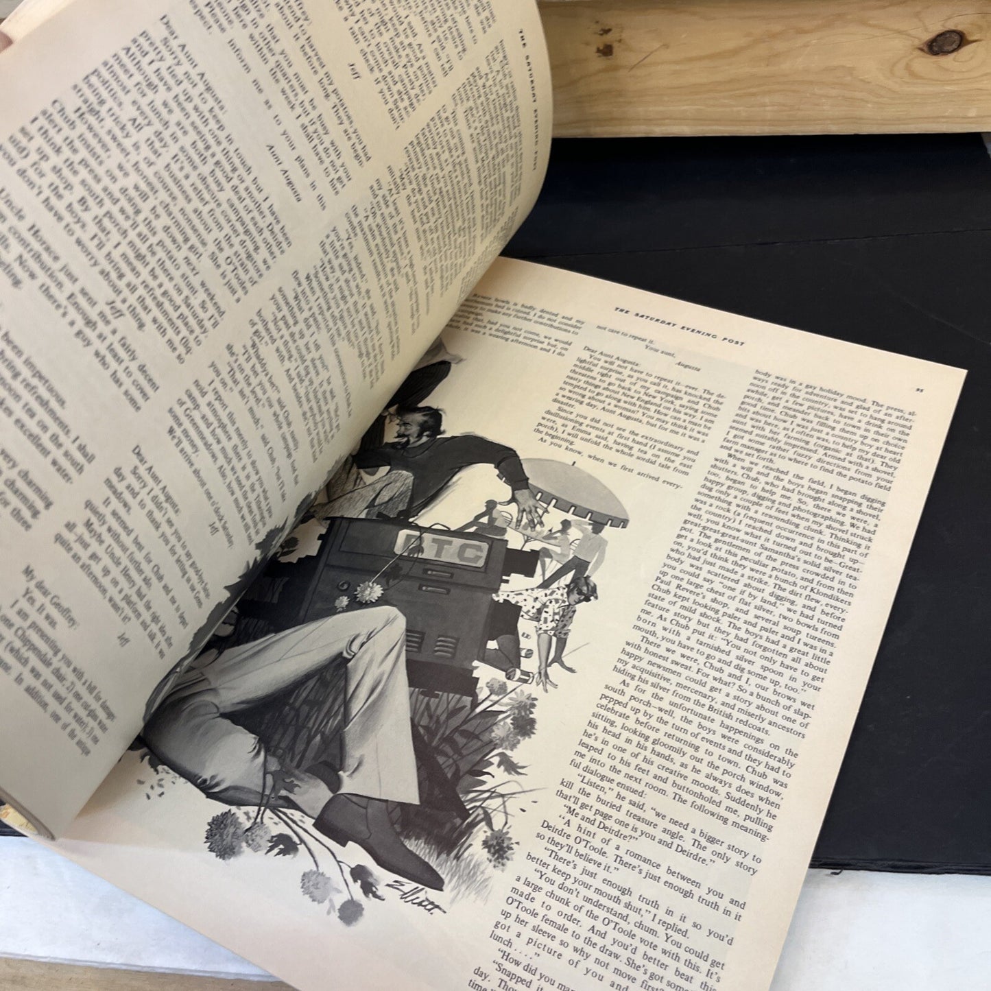 Saturday Evening Post, Spring 1972, Kurt Vonnegut, John Wayne, Norman Rockwell