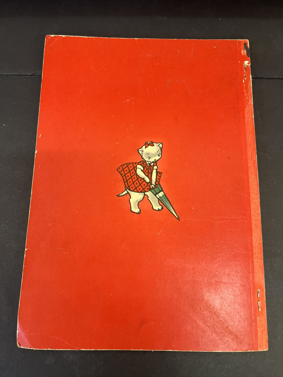 Very Rare 1939 Little White Kitten Children Book By June Scheckler Whitman Publi