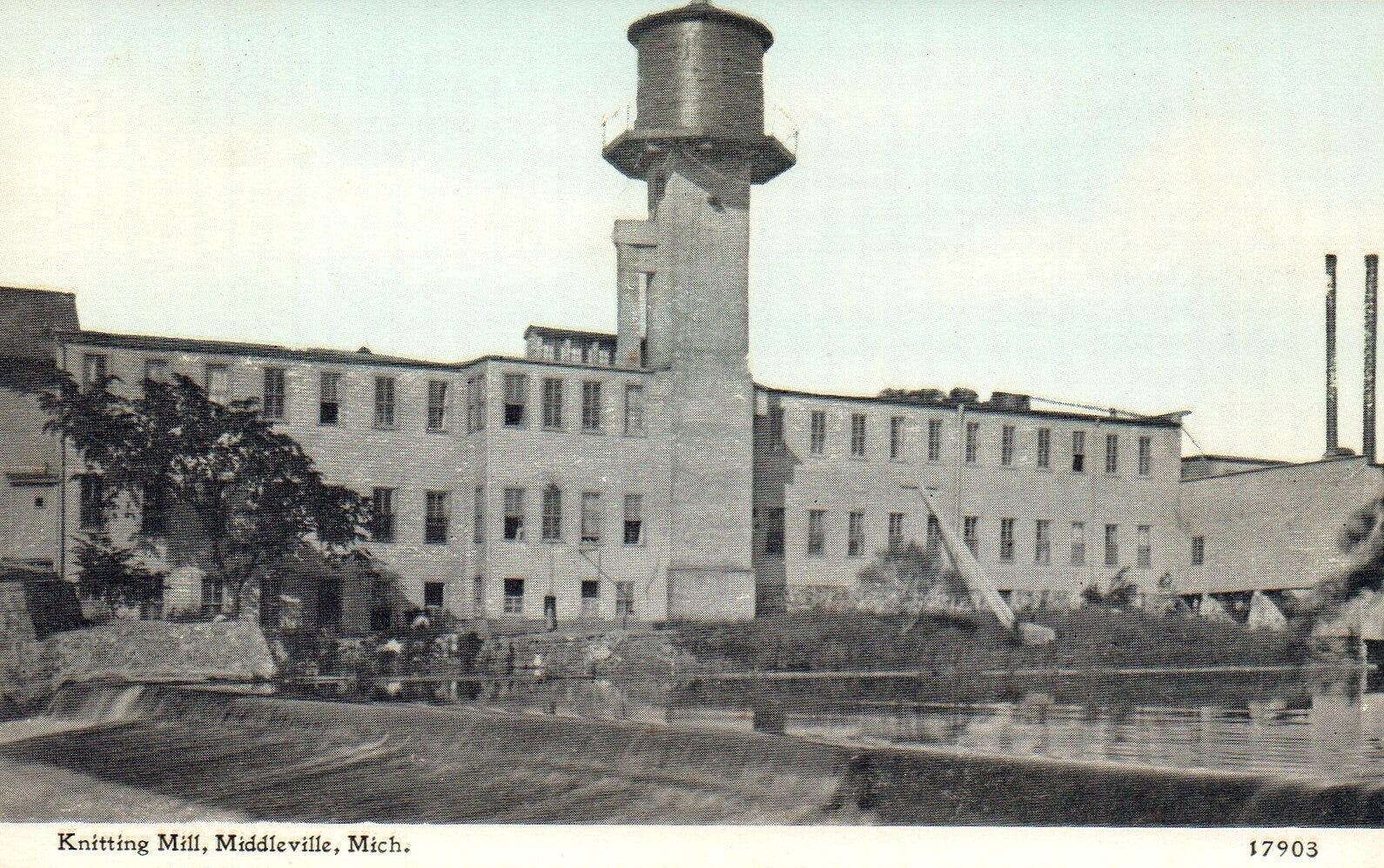 Knitting Mill in Middleville MI Michigan Postcard
