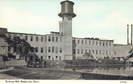 Knitting Mill in Middleville MI Michigan Postcard