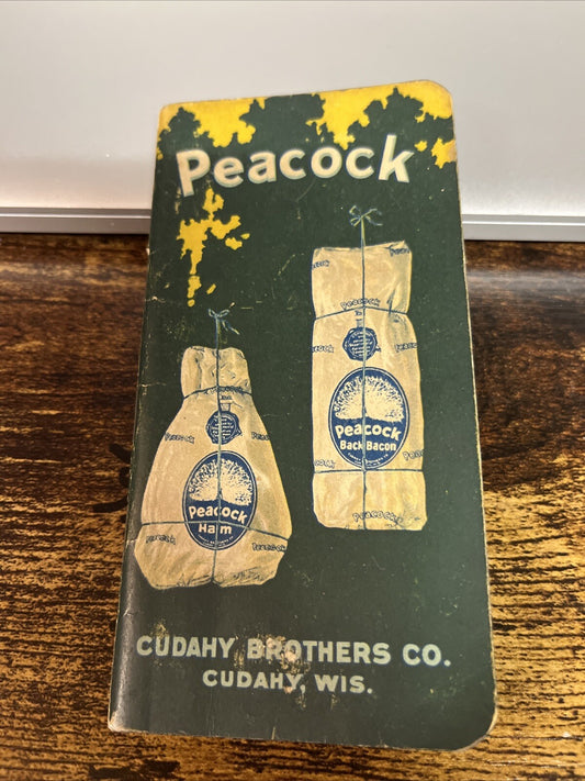 1920 Peacock Booklet Tablet