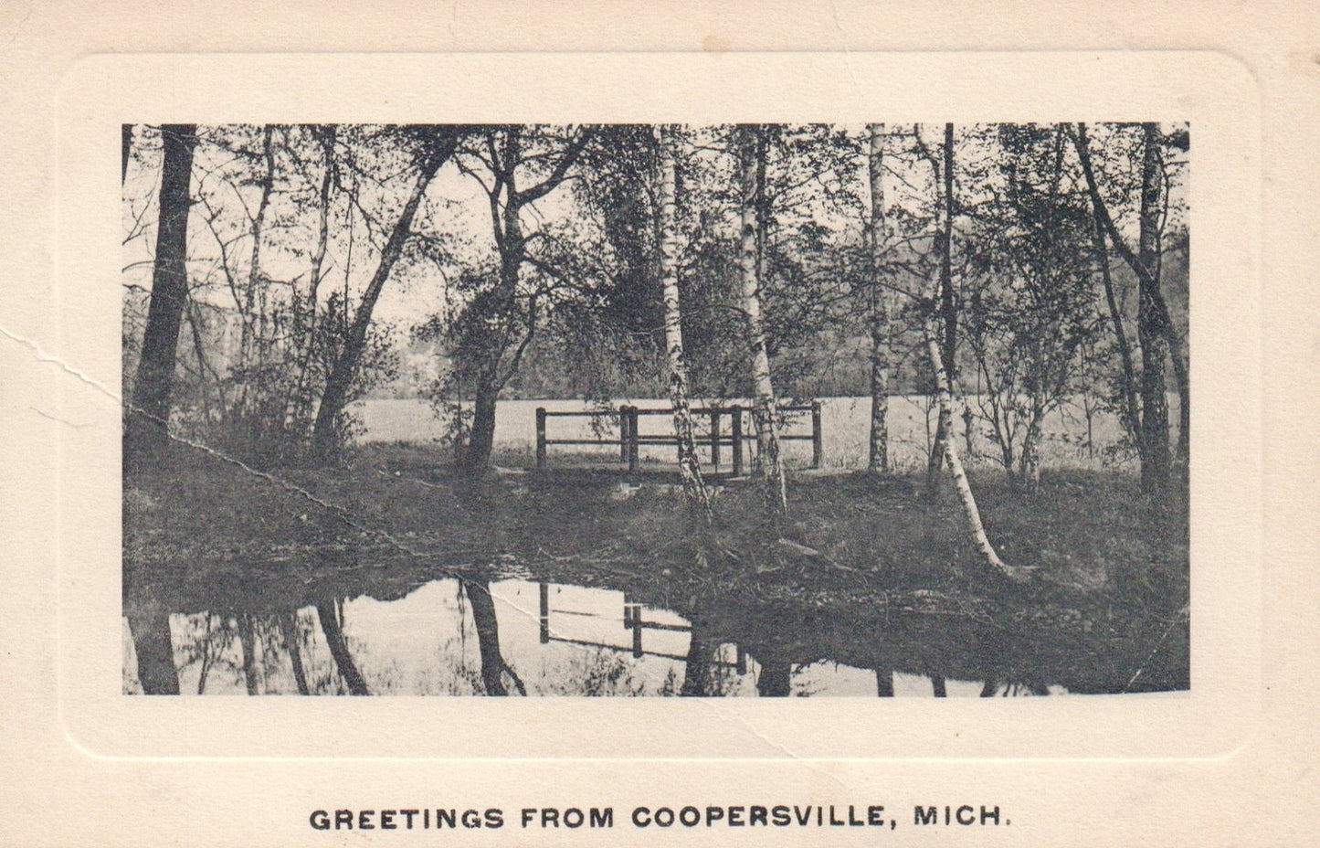 Greetings From Coopersville MI Michigan Postcard