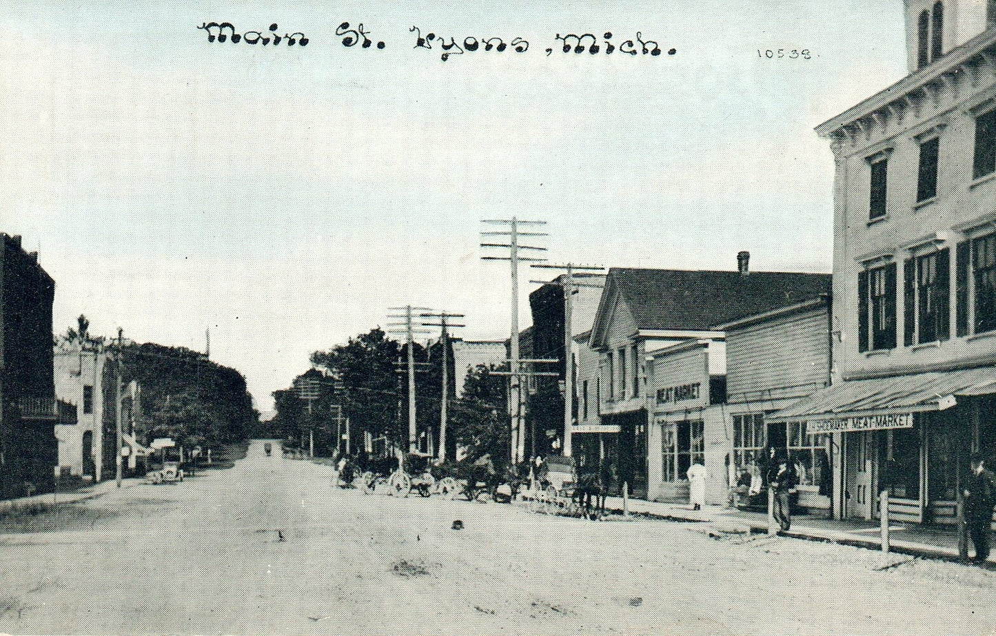 Main Street Lyons Mich Michigan MI