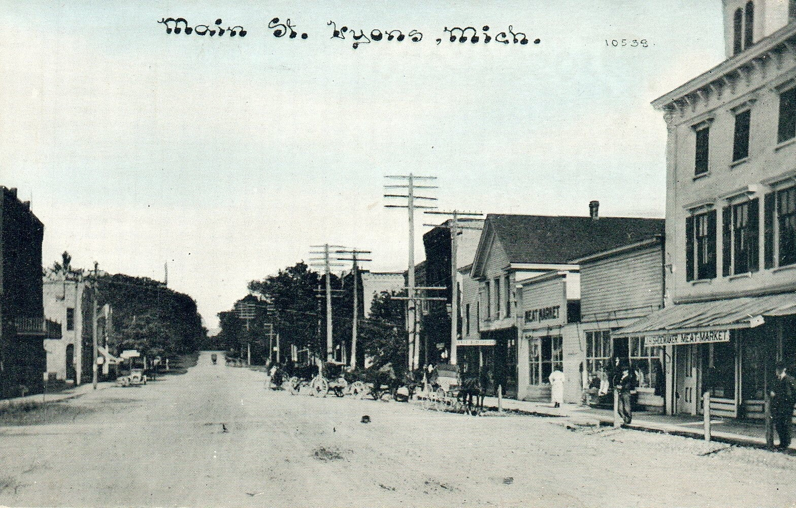 Main Street Lyons Mich Michigan MI