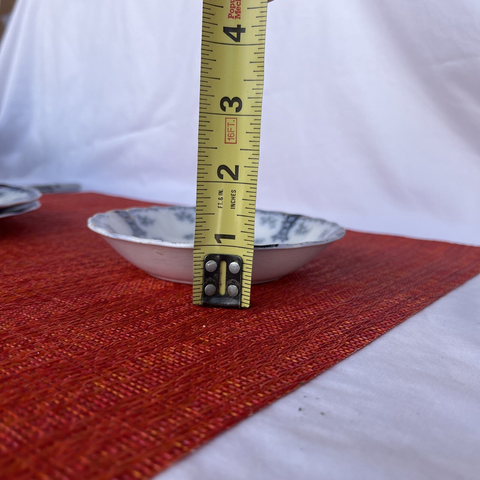 Retired J& G Meakin Hanley England Flo- Blue Fruit Bowl 5.25” - 1907