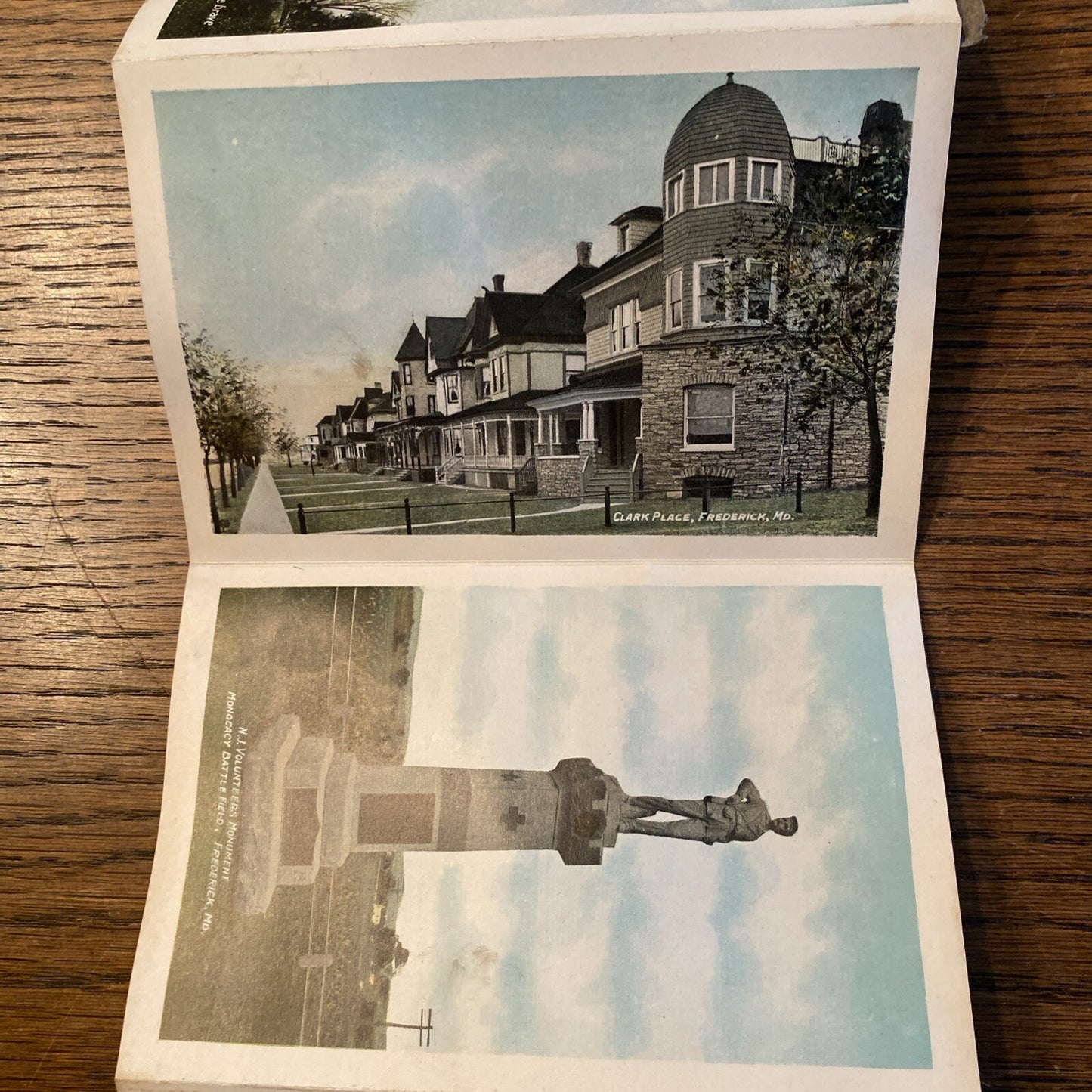 Vintage Historic Frederick Maryland MD Postcard Souvenir Folder