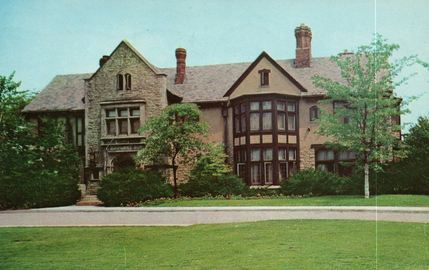Governors Mansion Columbus 1049 Livingston Ave OH Ohio Postcard