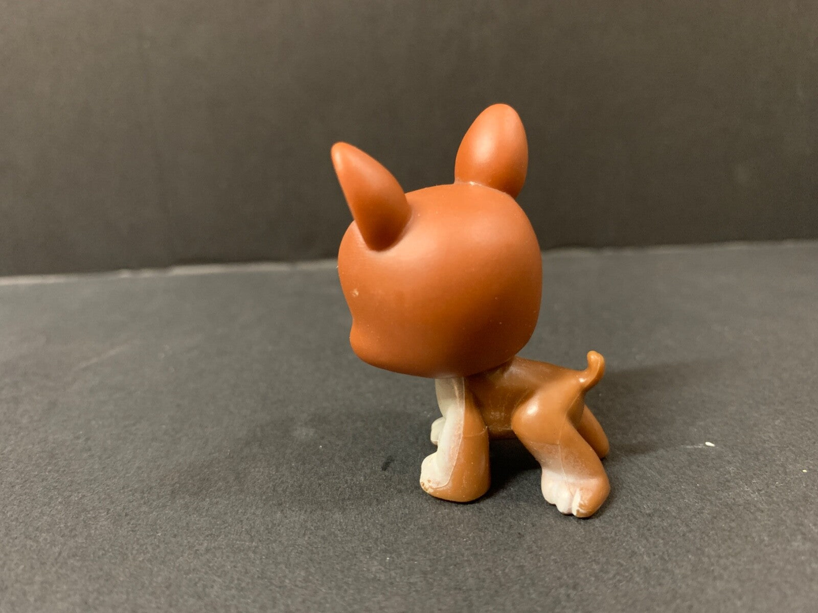 Littlest Pet Shop #118 Brown Boston Terrier Dog Authentic LPS Animal Figure